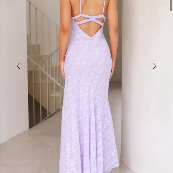 Hello Molly Country Charm Maxi Dress -Lilac - Picture 2 of 5